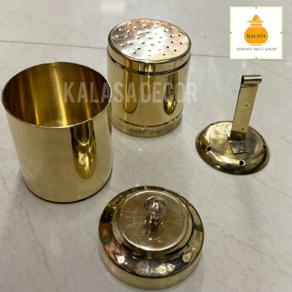 Traditional Brass South Indian Coffee Filter – Handcrafted Elegance for Filter Kaapi Lovers
