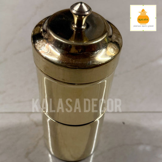 Traditional Brass South Indian Coffee Filter – Handcrafted Elegance for Filter Kaapi Lovers