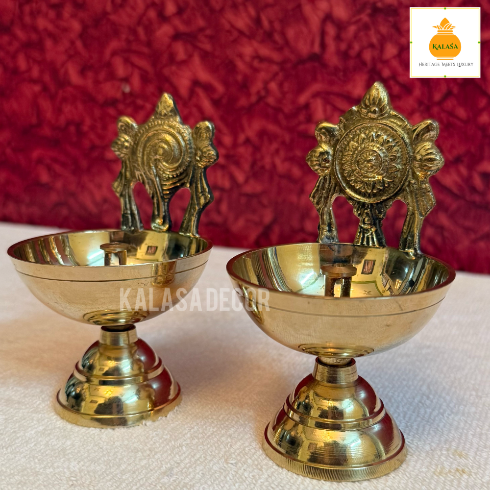 Shankha Chakra deepam set