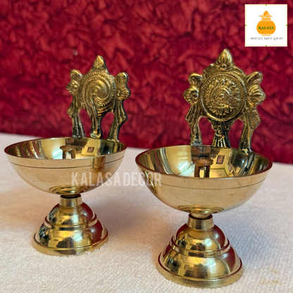 Shankha Chakra deepam set