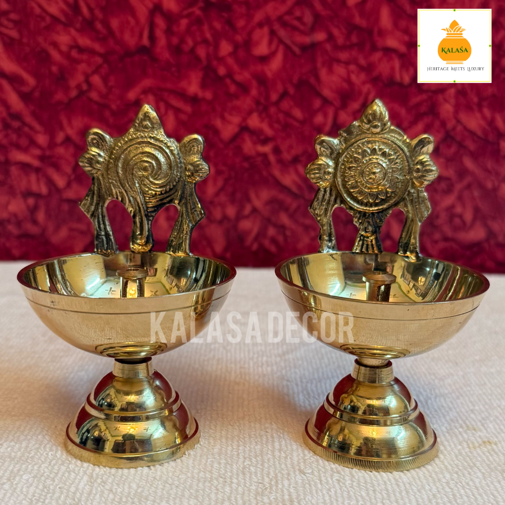 Shankha Chakra deepam set
