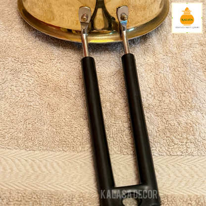 Brass Saucepan with Kalai Coating